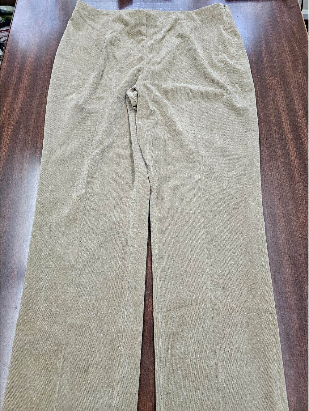 Westbound Pants Women 18 Regular Beige Straight Leg Stretch Career Casual